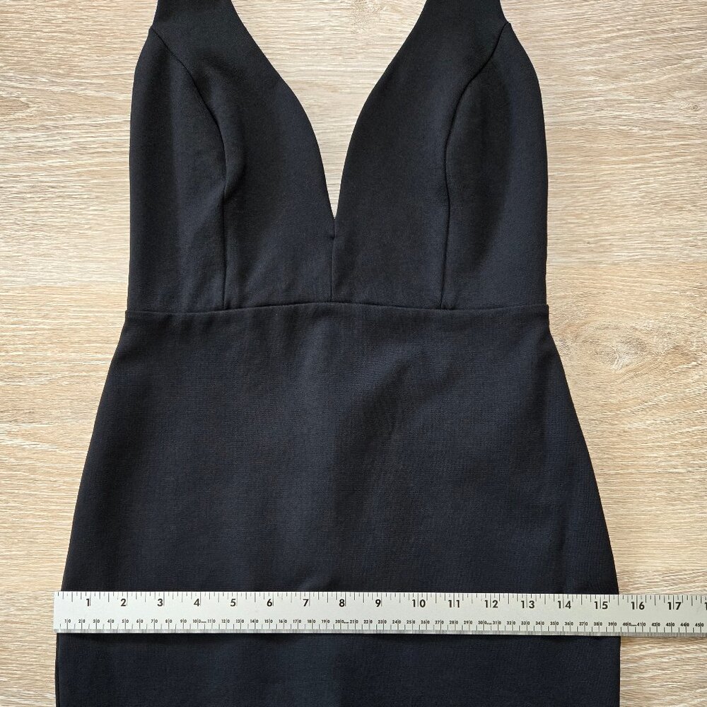 Lulus Perfect Little Black Bodycon Dress Size Small, V-Neck, Fitted Mini - Picture 17 of 17
